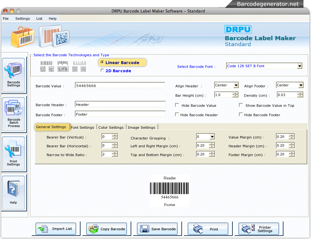 barcode generator software mac